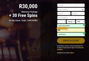 ZAR Casino - Login Online