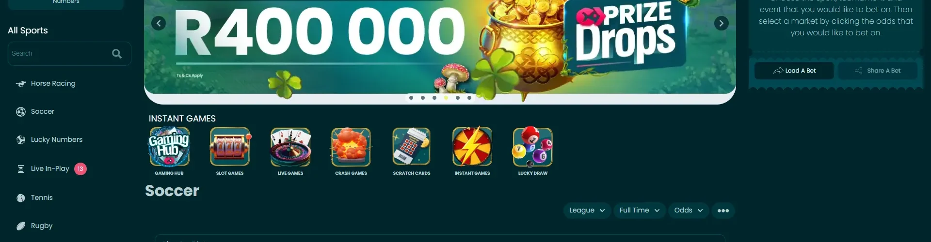 luckyfish betting